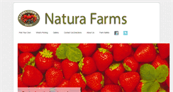 Desktop Screenshot of naturafarms.com