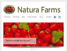 Tablet Screenshot of naturafarms.com